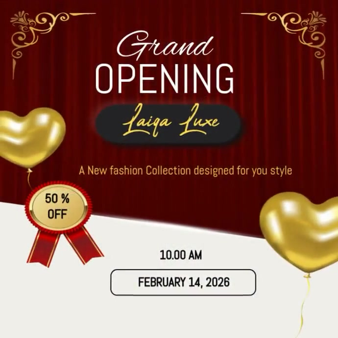 Grand Opening Fashion Template | PosterMyWall