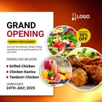 Grand opening flyer Instagram Post template