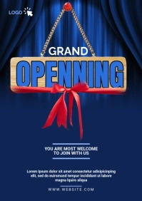 Grand Opening Flyer A1 template