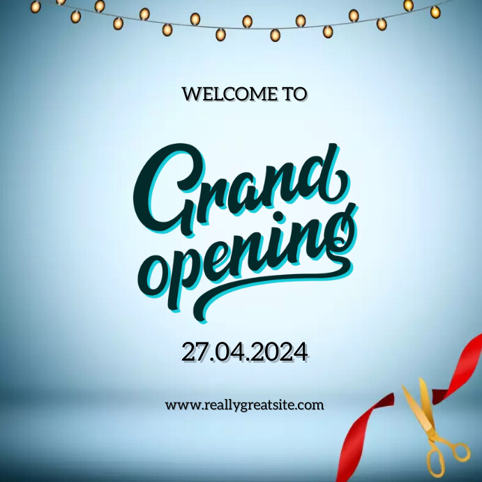 Grand Opening Instagram Post Template | PosterMyWall