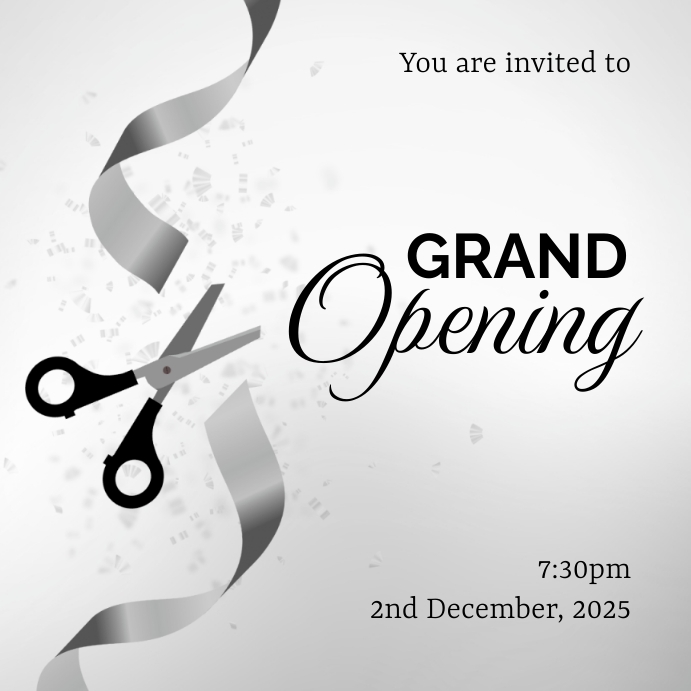 Grand Opening Instagram Post Template | PosterMyWall