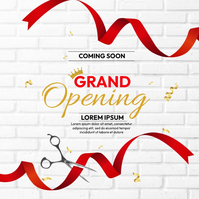 Grand Opening Instagram Post Template | PosterMyWall