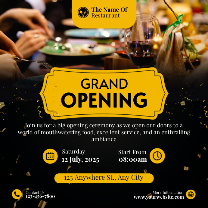 Grand Opening Instagram Post Template | PosterMyWall