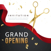 Grand Opening Invitation Post Instagram template