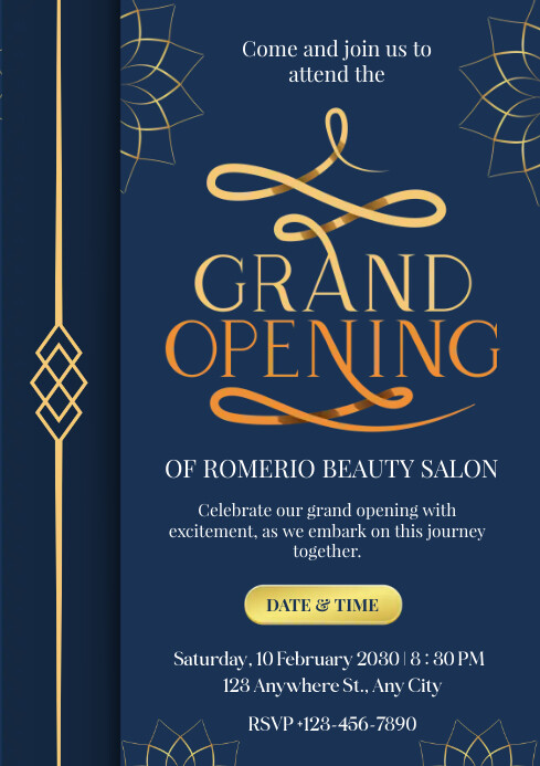 Sloon Inviation Salon Grand Opening