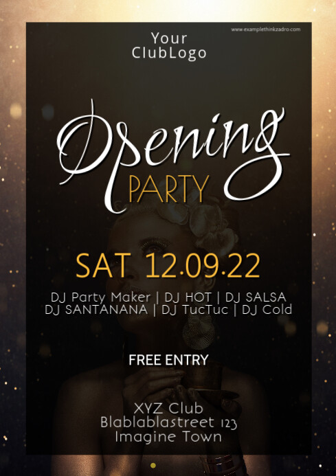 Poster Openevent Copy of Grand Opening Party event Celebration poster | PosterMyWall