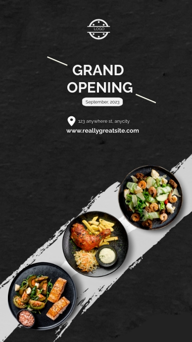 GRAND OPENING RESTAURANT FOOD INSTAGRAM STORY Template | PosterMyWall