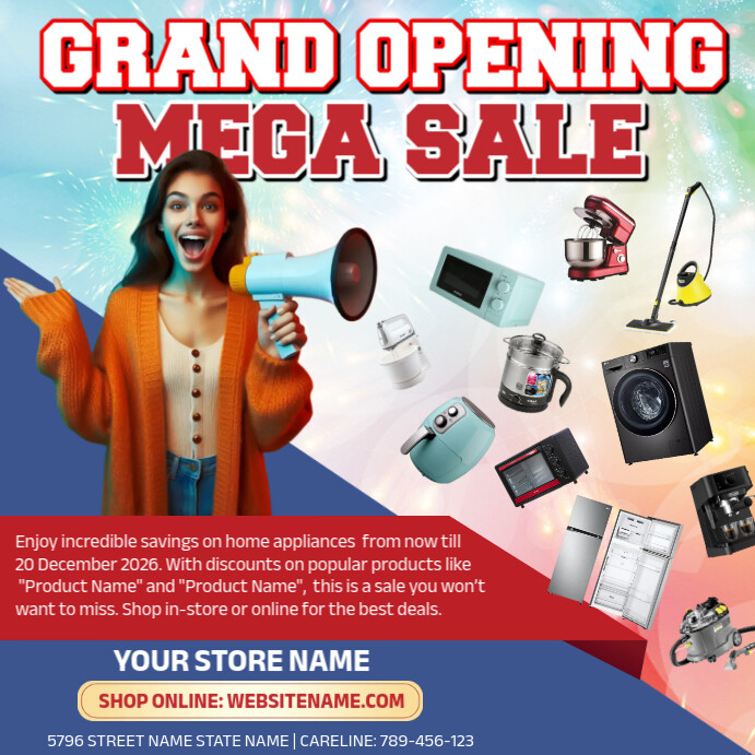 Grand opening sale Iphosti le-Instagram template