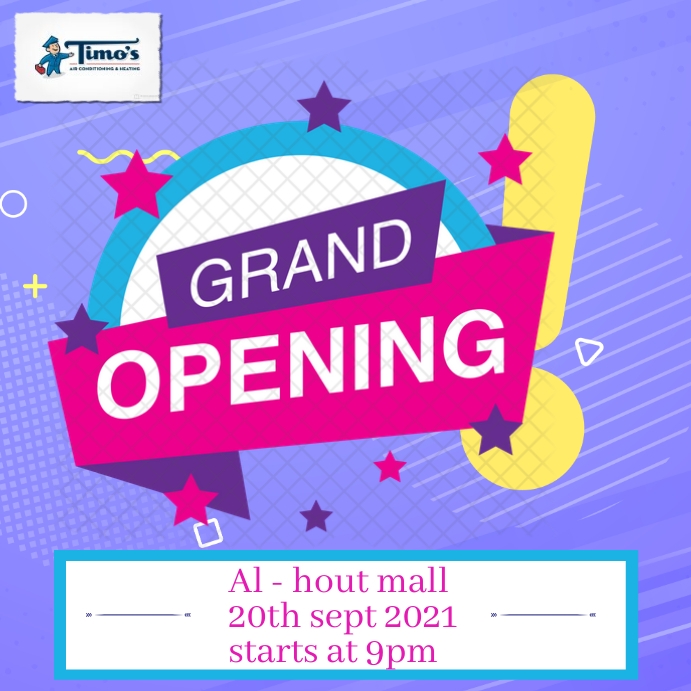 Grand opening store Instagram post template | PosterMyWall