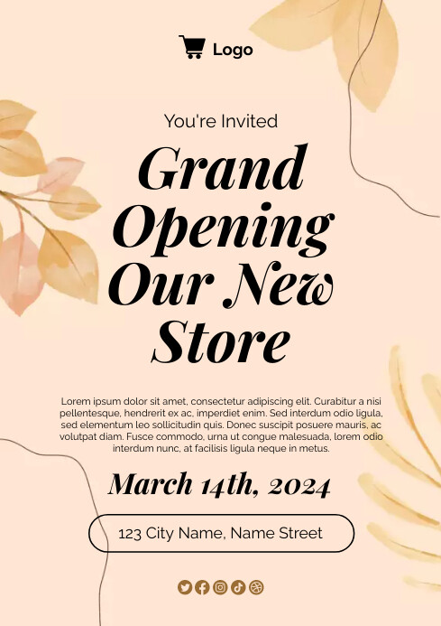 Grand Opening Store Poster Template | PosterMyWall