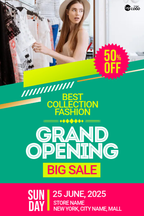 Grand Opening Store Template | PosterMyWall