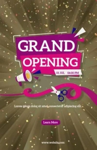 grand opening TABLOID template