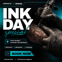 Noir Tattoo Promotion Post Instagram Template