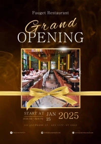 grand opening template A4