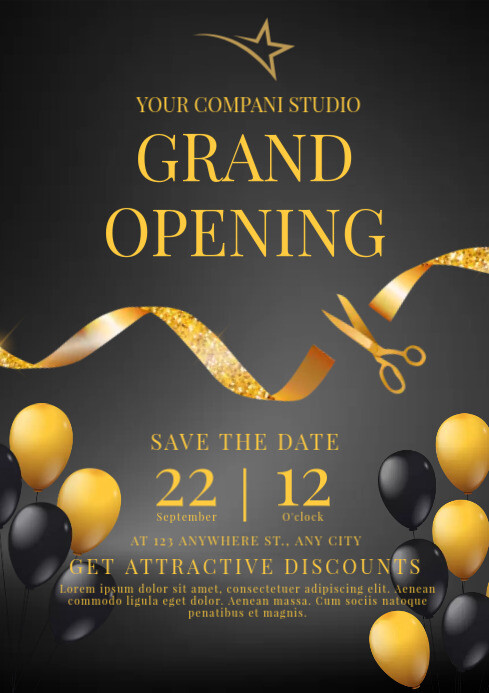 grand opening template | PosterMyWall