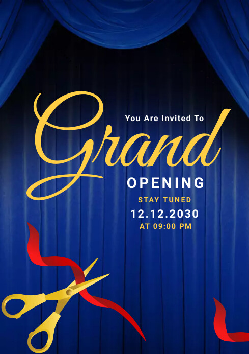 Grand Opening template | PosterMyWall