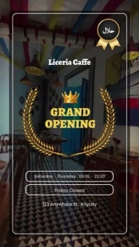 grand opening template Tiktok Video