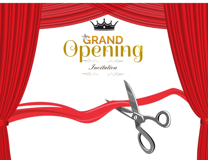 Grand opening template design Flyer (US Letter)