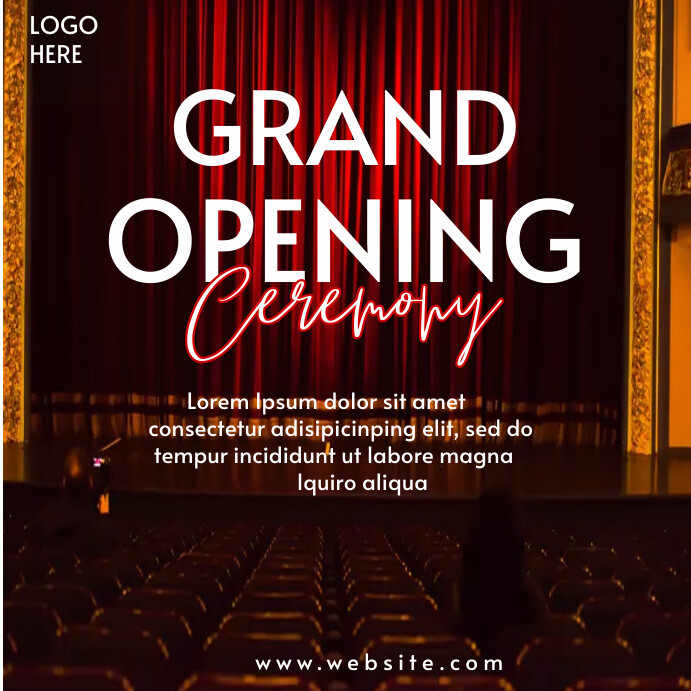 Grand opening template | PosterMyWall
