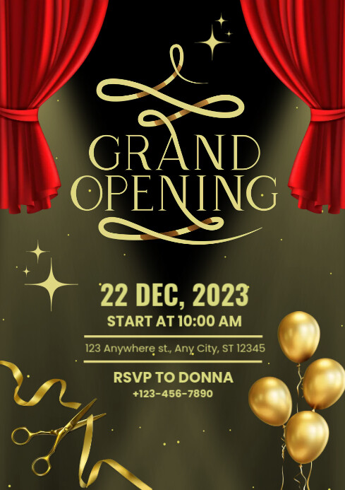 grand opening template | PosterMyWall