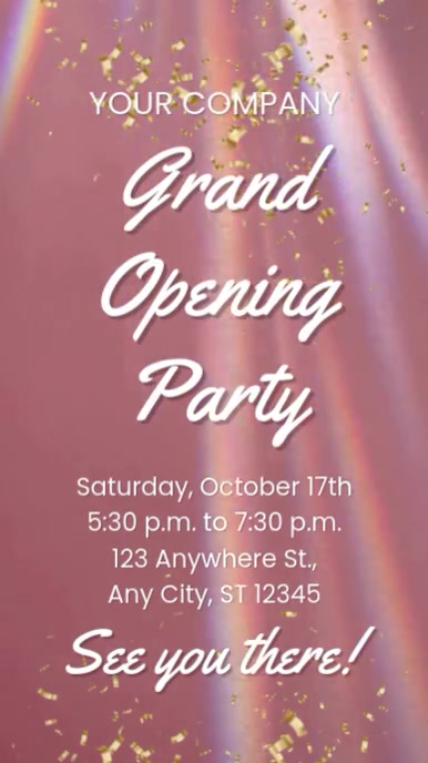 grand opening template | PosterMyWall