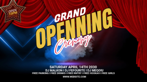 Grand Opening Twitter Post template
