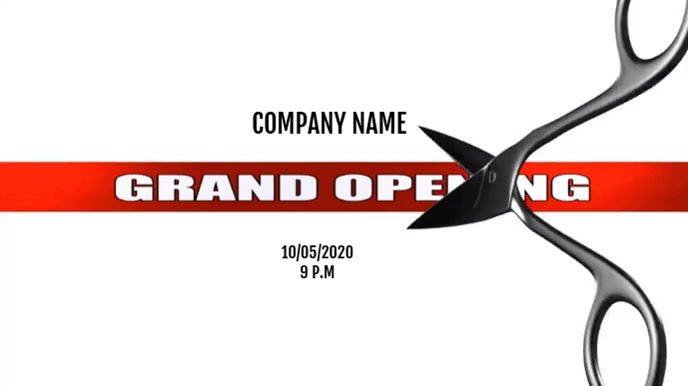Grand Opening Video Template