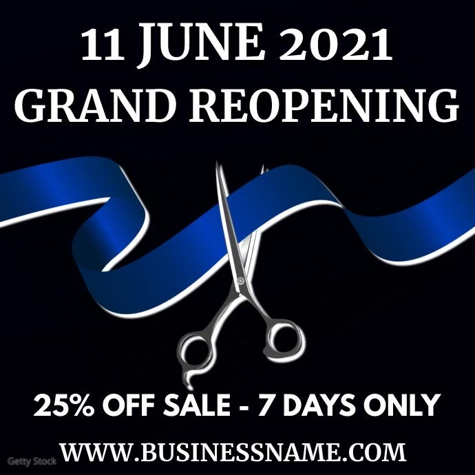 Grand Opening Video Template