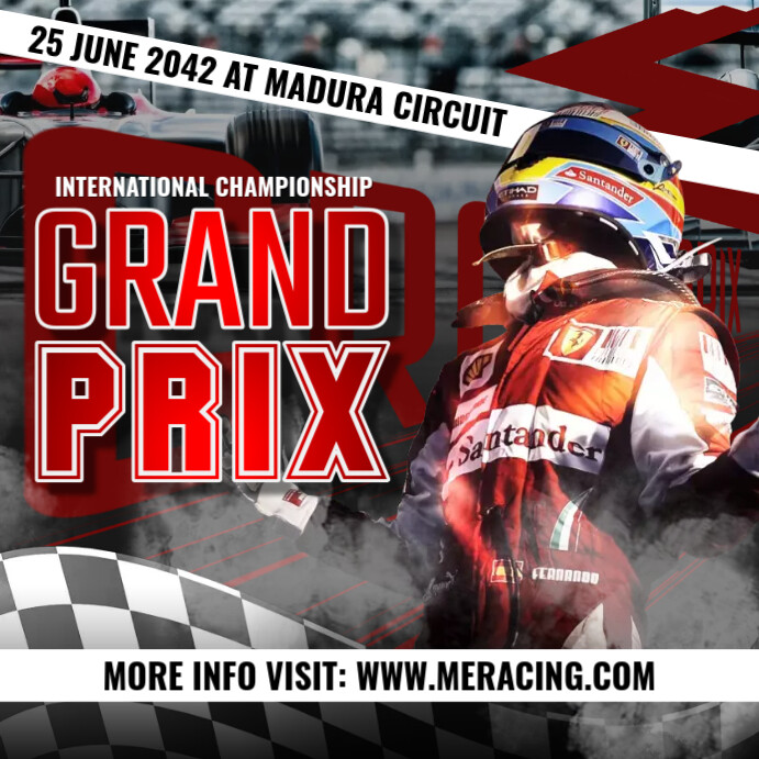 Grand Prix Template PosterMyWall