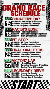 Grand Race Experience Instagram Story template