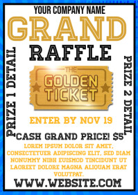 Grand Raffle A5 Template | PosterMyWall