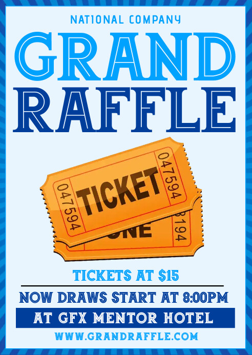 Grand raffle Template | PosterMyWall