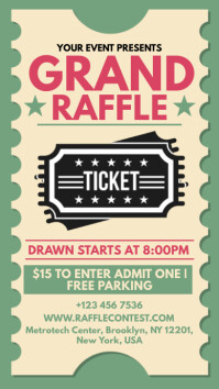 Grand Raffle Tag Grand Raffle Template | PosterMyWall