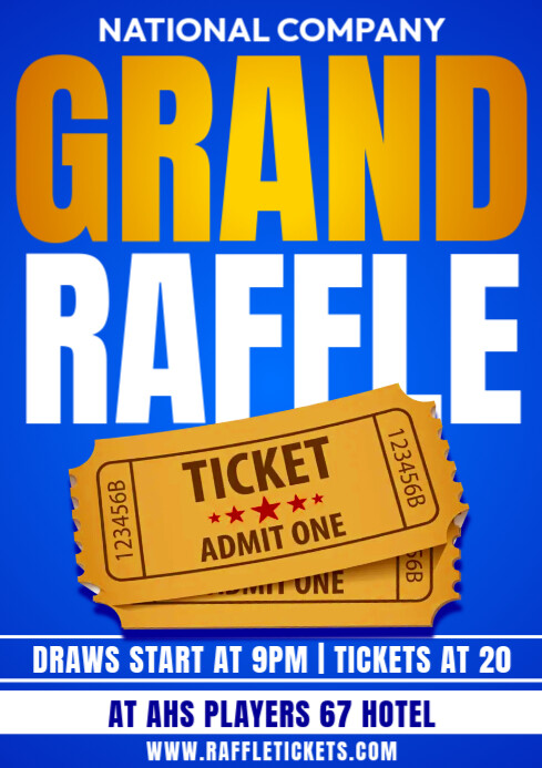 grand raffle Template | PosterMyWall
