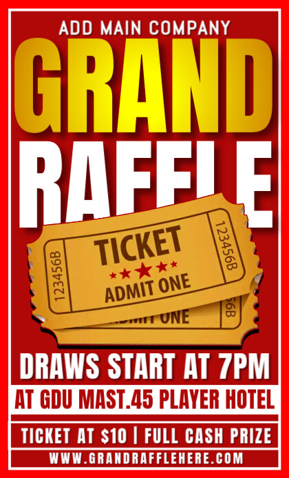 grand raffle Template | PosterMyWall