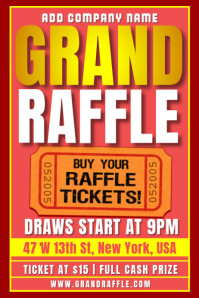 Car Raffle Poster Example Raffle Poster Template | PosterMyWall
