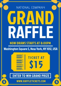 Grand raffle A6 template