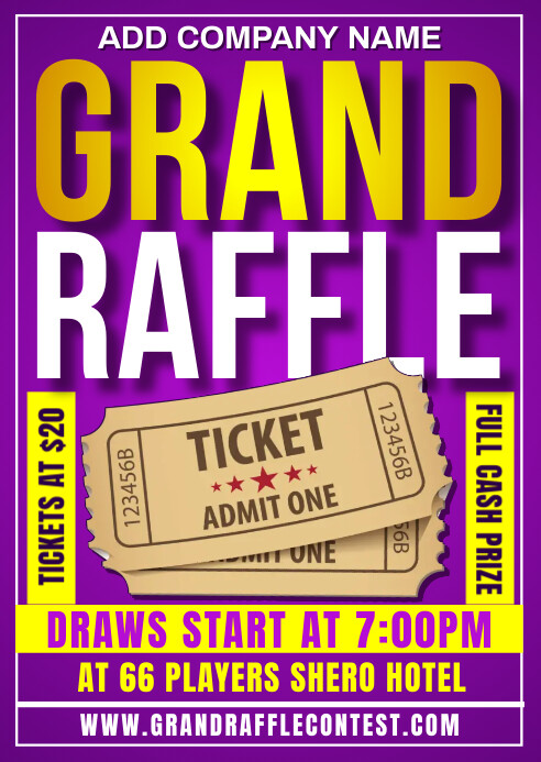 Grand raffle Template | PosterMyWall