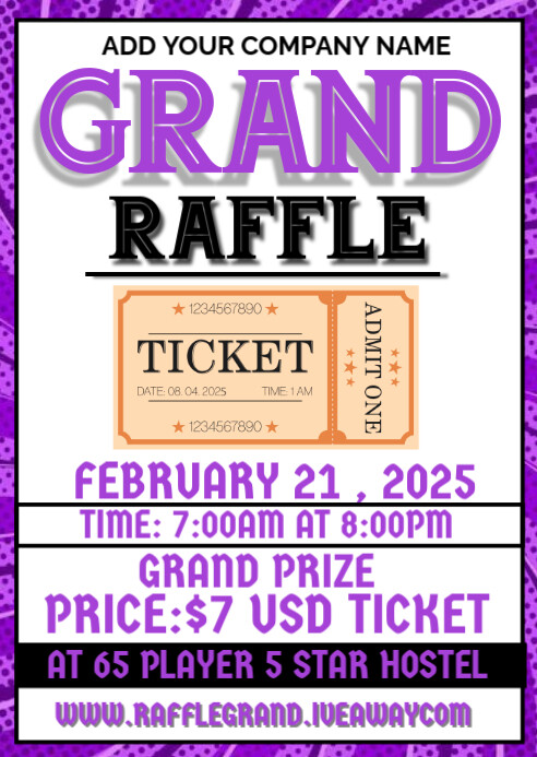 Grand raffle Template | PosterMyWall