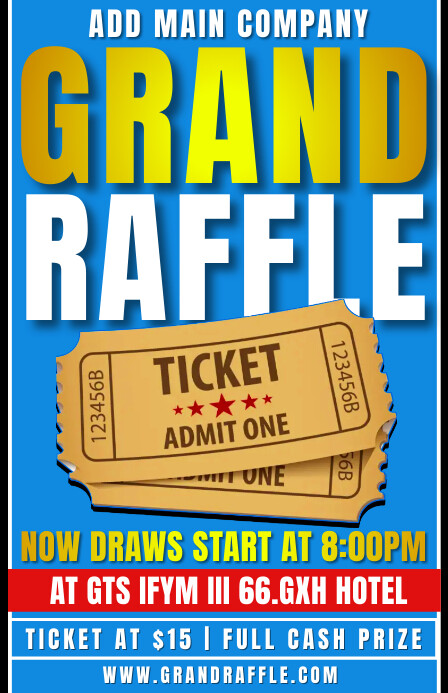 grand raffle Template | PosterMyWall