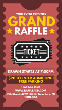 Grand Raffle Template | PosterMyWall