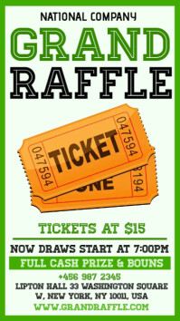 Grand Raffle Poster Grand raffle Template | PosterMyWall