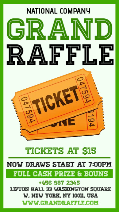 Grand raffle Template | PosterMyWall