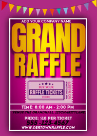 Grand Raffle Tag Grand raffle Template | PosterMyWall