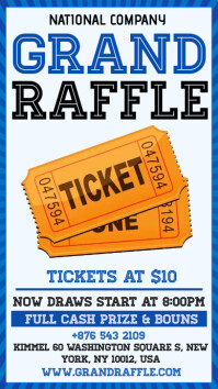 50/50 raffle cash Template | PosterMyWall