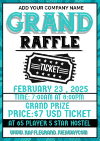 Grand Raffle Tag Grand raffle Template | PosterMyWall