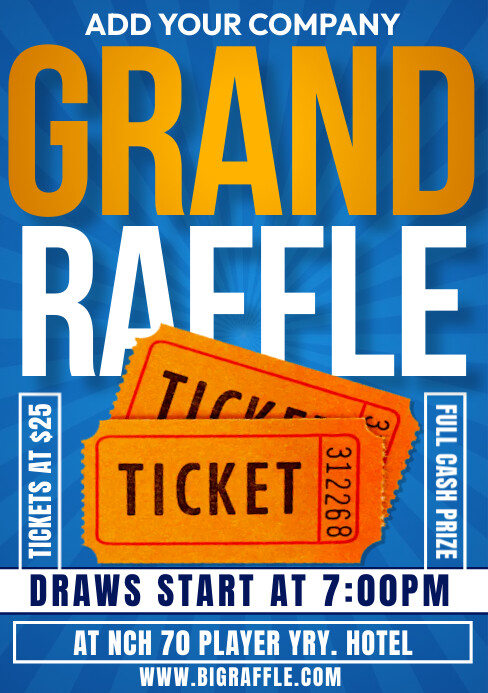 grand raffle Template | PosterMyWall