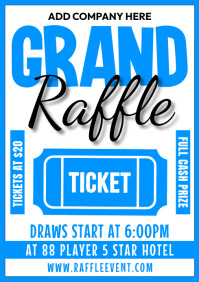 Grand Raffle Tag raffle ticket Template | PosterMyWall