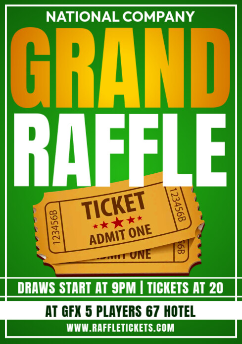 grand raffle Template | PosterMyWall