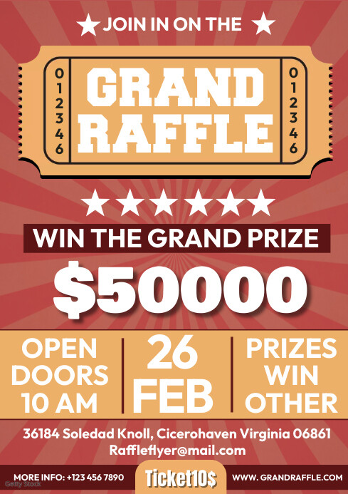 Copy of grand raffle | PosterMyWall